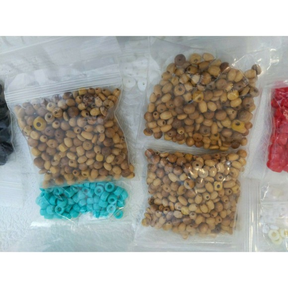 Friendship Bracelet Wooden Beads Jewelry Crafts Embroidery Floss Thread - Picture 4 of 10